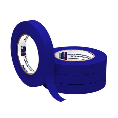 Nevs 3/4 wide x 60yd Dark Blue Labeling Tape, PK4 T-750-Dark Blue